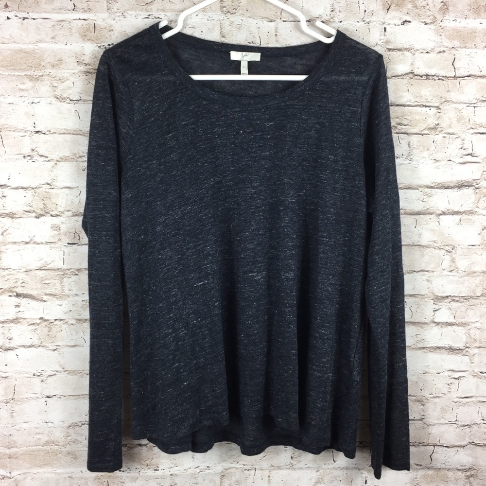 Joie Dark Gray Oversized Comfy Soft Long Sleeve